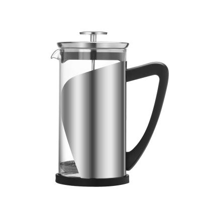 China 2021High Viable Hot Press Borosilicate Heat Resistant Glass French Coffee Maker Product for sale