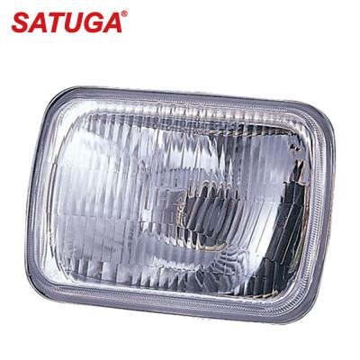 China H4 UNIVERSAL 5 x 7 Beam 5x7 Square 7 Inch Semi Sealed Headlight For Truck for sale