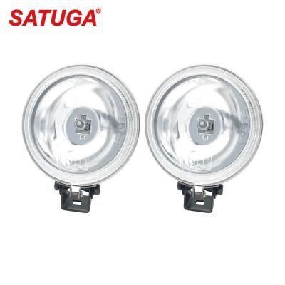 China Universal 4 Inch H3 12V 24V Halogen Glass Lens UNIVERSAL Auxiliary Spot Fog Lamp For Car Auto Truck for sale