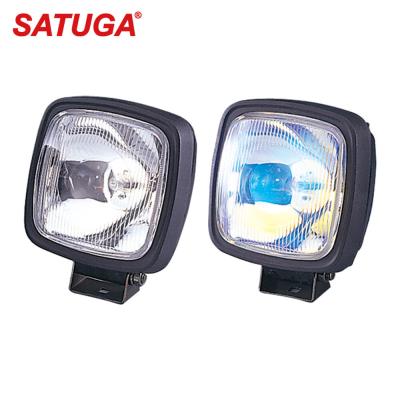 China UNIVERSAL UNIVERSAL Auto Work Glass Flood Lens Halogen Tractor H3 12V 24V Car Truck Car Spot Offroad Fog Light Lamp for sale