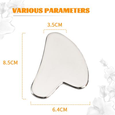 China Comfortable high quality stainless steel massage tool kit stainless steel face gua sha scraping sha sha for sale