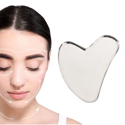 China OEM/ODM Comfortable Facial Massage Stainless Steel Gua Sha Tool Professional Stainless Steel Gua Sha for sale