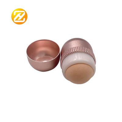 China Body Oil Absorbing Metal Wholesale Volcanic Makeup Stone Roller Oil Absorbing Volcanic Stone Roller for sale