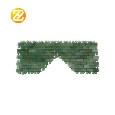 China Comfortable High Quality Authentic Natural Jade Eye Masks 100% Jade Eye Masks for sale