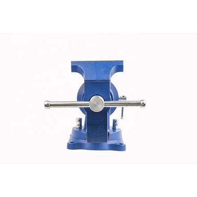 China Industrial Offset Bench Vise DT08125 5 Inch Bench Vise Swivel Vise with Anvil for sale