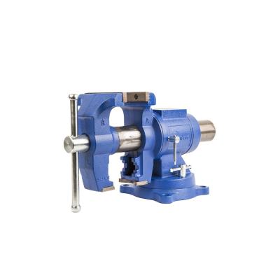 China DT08125 Cast Iron Swivel Base Industrial High Quality Bench Vise Produced By Bench Vise Manufacturers for sale