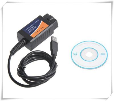 China Top Selling Plastic Interface ELM327 USB OBD2 ELM327 Auto Scanner V1.5 OBD II OBD2 ELM327 USB USB ELM327 Software for sale