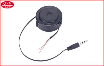 China Black sync data Retractable Charging Cable 3.5*1.35 mm Plug for Electronic Cigarette for sale