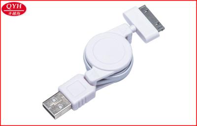 China Iphone multifuncional USB al cable de carga retractable los 80CM de la fecha de la sincronización de 30 Pin en venta