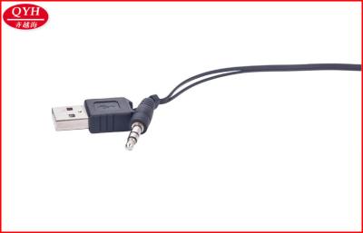 China el micrófono modificado para requisitos particulares a USB/los 3.5MM tapa el cable retractable del cargador para el sistema de pesos americano en venta