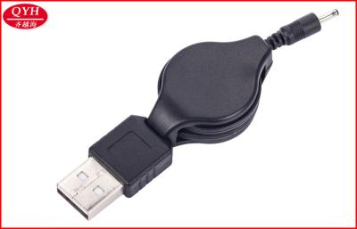 China USB 2.0 to USB 2.0 Retractable Charging Cable 0.6MM DC For Nokia Mobile Phone for sale