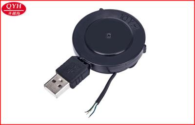 China Cable de datos retractable de la sincronización durable del USB 2,0/cable micro retractable de la carga por USB en venta