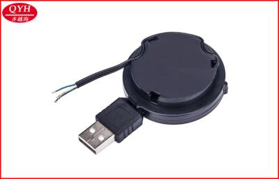 China Semi finished Retractable cell phone cord 2 Amp Current charger 48*15.7MM for sale