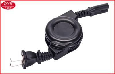 China 2 pin to Figure 8 Female Retractable Power Cord for cooker , scooter , car for sale