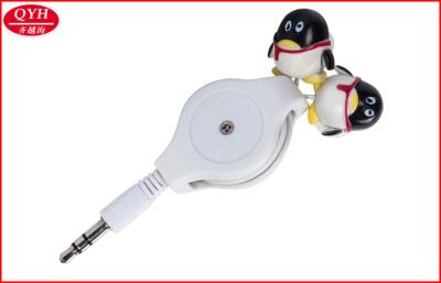 China Custom PU / ABS Earphone Retractable Earbuds Reel for Mobile phone for sale