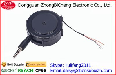 China High speed 3.5MM Jack One Way Retractable Cable Reel for Audio , Video for sale