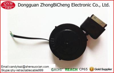 China cable retractable de los accesorios del cargador del muelle 30pin del diámetro de los 48MM en venta