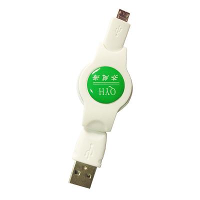 China Micrófono de la longitud los 80CM de la marca de QYH pequeño al carrete de cable retráctil USB2.0 en venta