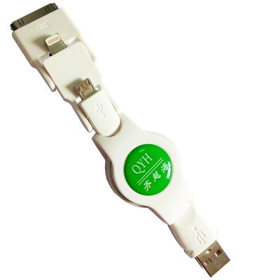 Chine Câble escamotable d'USB de transfert des données micro de syne pour le téléphone portable 6 chargeant à vendre