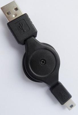 China USB to Mini two way retractable cable for sale