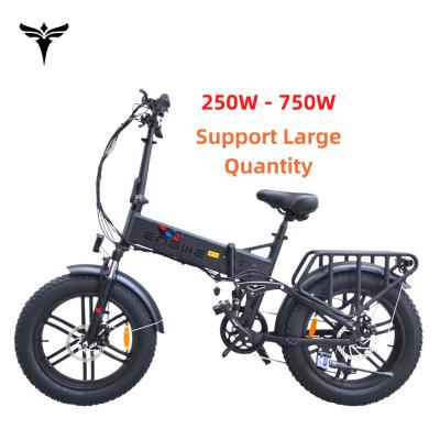 China 6061 aluminum alloy Frame Engwe Motor X China ebike 250W 750W motor 13Ah 20 inch fat tire mountain bicycle electric bike for sale