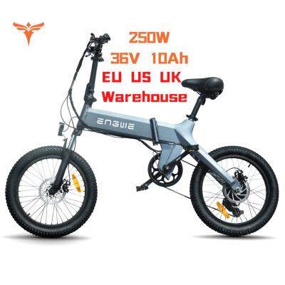 China Aluminum alloy Engwe C20 250W 36V 10Ah 20 inch folding ebike ebike city bicycle electric bike for sale