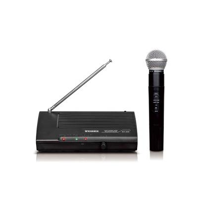 China Wireless Interview Microphone Pro Accuracy Audio Shipping & Handling - Hot UHF Mic Handheld Microphone For Wireless Karaoke & Meeting 200 Amazon Selling 2 Channels for sale