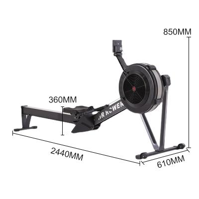 China Custom Factory MP5 Fitness Equipment Club Rowing Machine Air High Intensity Rower Foldable With Partst Available for sale