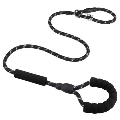 China Stocked High Quality Outdoor Strong Rope Dog Leash With Comfortable Padded Handle Factory Wholesale for sale