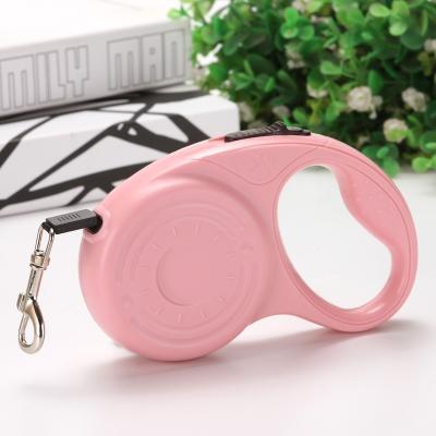 China New Design High Quality Outdoor ABS Retractable Automatic Retractable Strong Dog Leash Stored With Handle Pet Traction Rope for sale