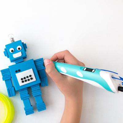 China 3D Printing Bestselling Kids Drawing Tools Handle Children Birthday Gift Cost-Effective 3D Printer Pen for sale