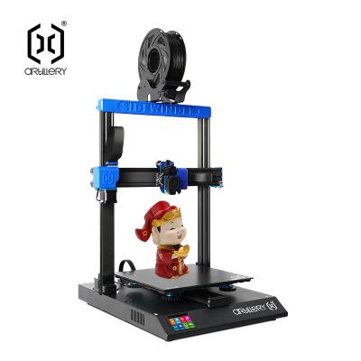 China Top Quality Genius Semi-assembled Axis FDM 3D Printer New Jewelry Lcd Panel Metal 3D Printer Pro Dual Z Desktop 3D Printer for sale