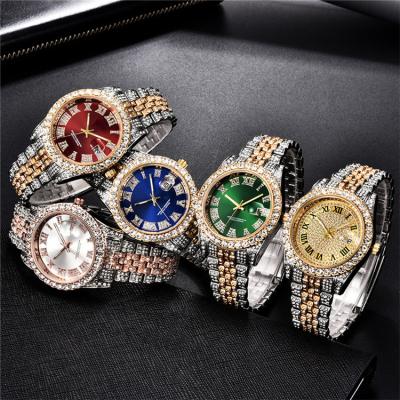 China Fashion \S Diamond Men's popular luxury watch calendar quartz watch hip-hop watch men 2021 new full dress series ' for sale