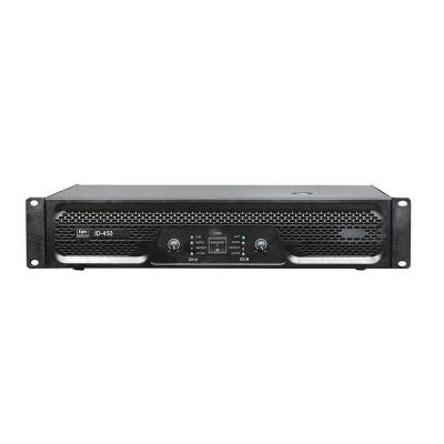 China 2U 2 Channel Power Amplifier 2*450watt Karaoke Amplifier 483*305*90mm for sale