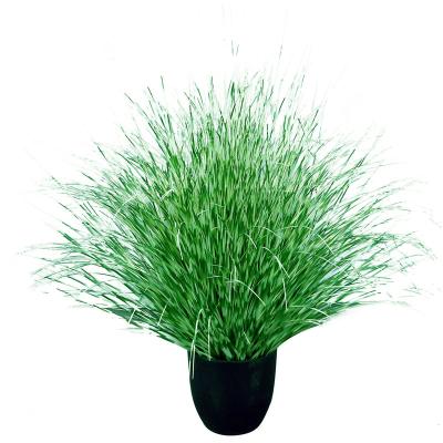 China Wholesale PE Bonsai Artificial Fake Tubular Grass Plant Potted Plant Used For Home Decor Artificial Potted Plant for sale