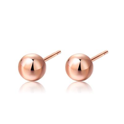 China beautiful fashion earrings men women lead nickel free round pearl couple earrings christmas earrings jewelry for sale