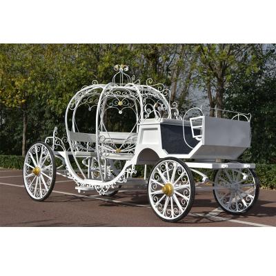 China Wedding New Design Pumpkin Cinderella Horse Carriage To Wedding for sale