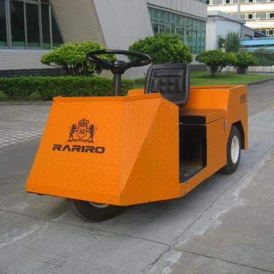 China Industrial Heavy Duty Electric Mini Trailer Flatbed Tractor For Warehouse for sale