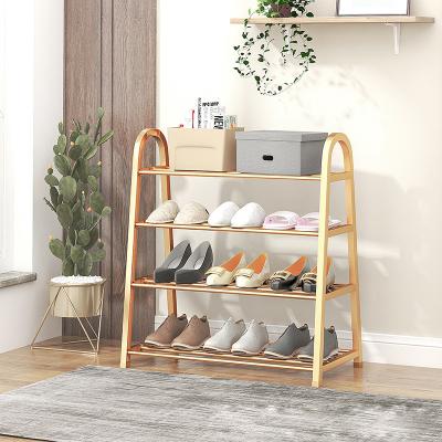 China Household Minimalist Creative Single Shoe Rack Shoe Stainless Steel Storage Dustproof Rack for sale