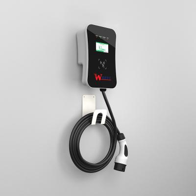 China AC home charging hot sale 3 phase floor type 22kw 11kw - 2 electric car ev fast charger for sale