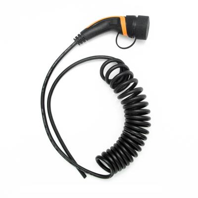 China WEEYU 16A 250V 3Phase AC Level 2 Home EV Charging Cable With 5m Length for sale