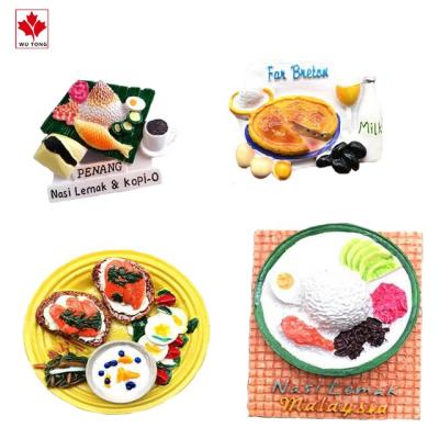 China Shape Malaysia 3D Fridge Magnet Souvenirs Stickers Fridge Magnet Home and Kitchen Tourist Decoration for sale