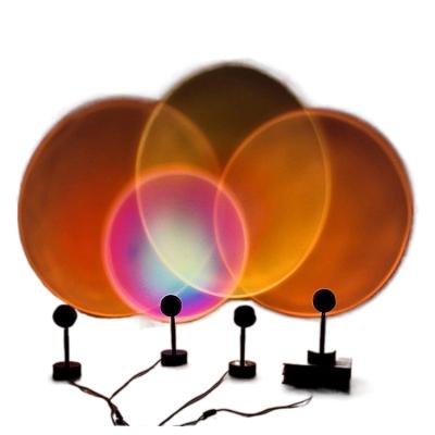 China EU factory wholesale halo sunset lamp light projector projection floor lamp sunset led lamp for sale