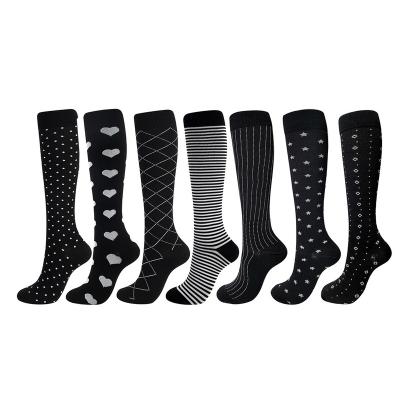 China Breathable Men Compression Socks Women Summer Compression Sock Custom Brand Sample Free for sale