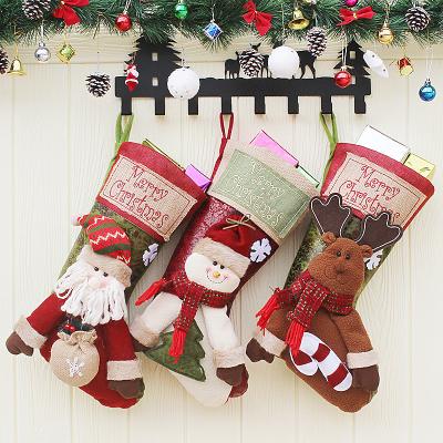 China Breathable Shopping Mall Christmas Stockings Christmas Stockings Decorations Kids Large Christmas Gifts for sale