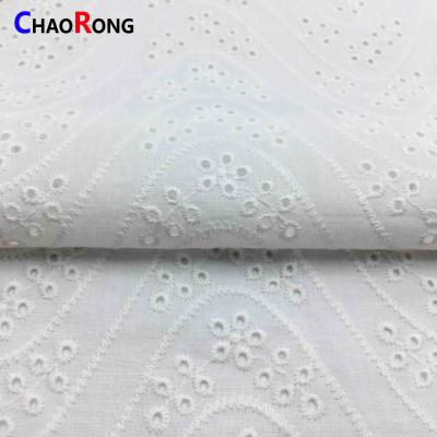 China CRF0521 Anti-Static Hot Selling Cotton Net Fabric With Low Price Eyelet Cotton Fabric for sale