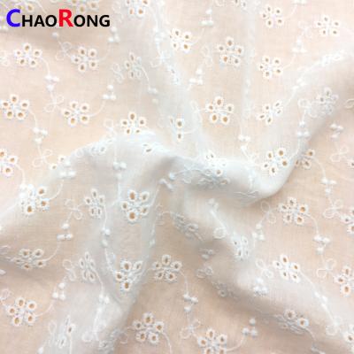 China CRF0465 Anti-Static Hot Selling Cotton Net Fabric With Low Price Eyelet Cotton Fabric for sale