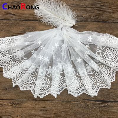 China New CRT1025961B 2018 Viable Lace Dress With Dry Cotton Plus Sizes Embroidery Lace From Hangzhou for sale