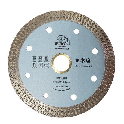 China Durable Hot Selling 4 Inch Diamond Saw Blade With Smooth Cutting Blade For Cutting Ceramic Tiles for sale