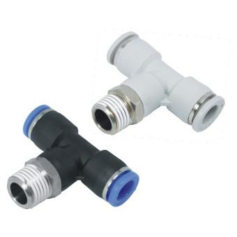 China 150 PSI Zinc Pneumatic Quick Connect Fittings PB Plastic Male Thread for sale